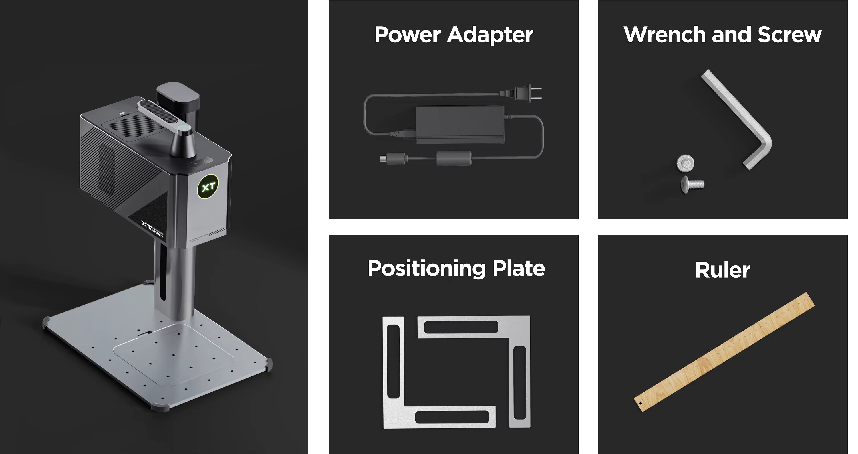T2 Pro 20W Laser Engraver/Marker Mutil-Functions: 10X Faster