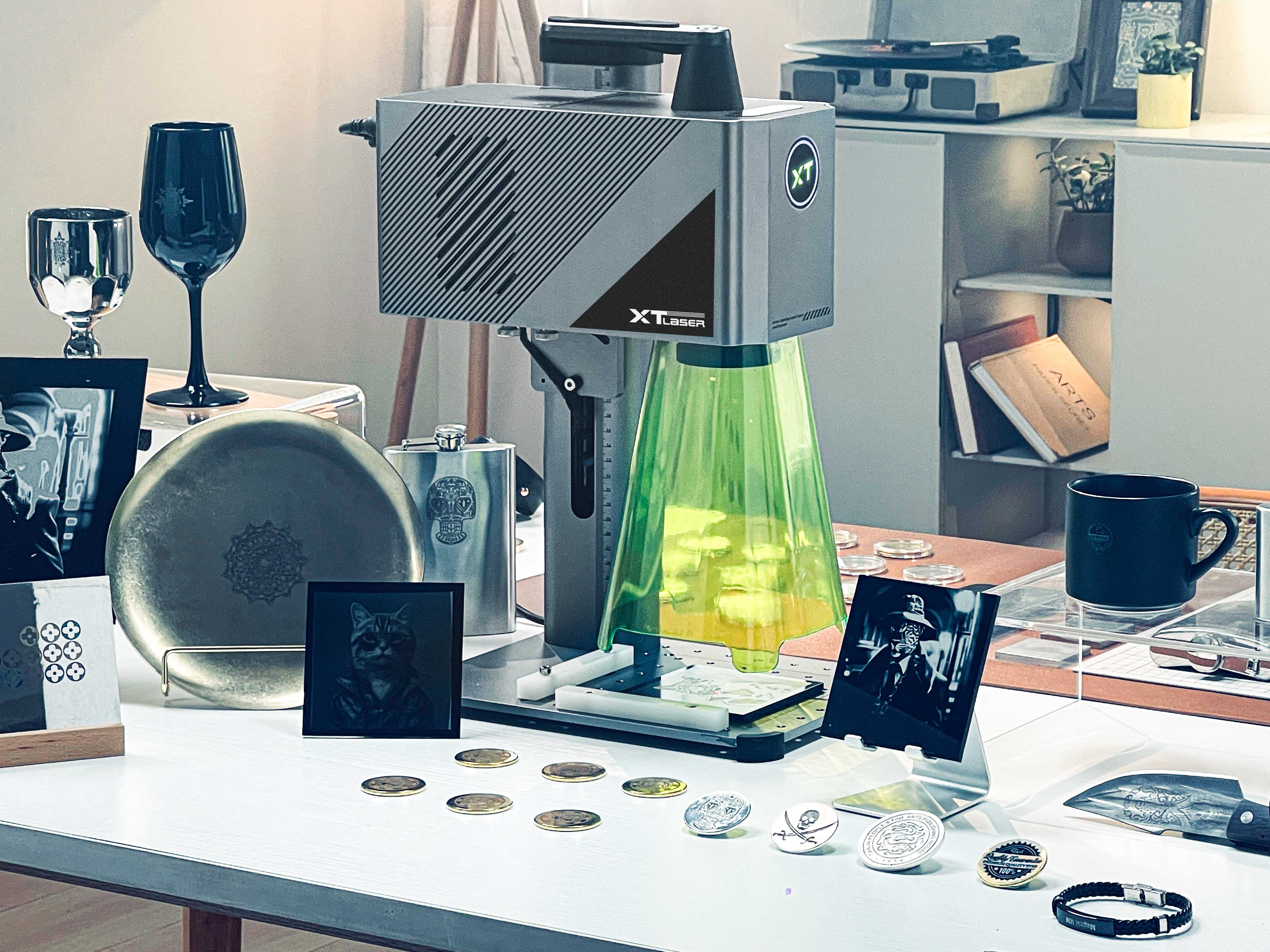 T2 Pro 20W Laser Engraver/Marker Mutil-Functions: 10X Faster