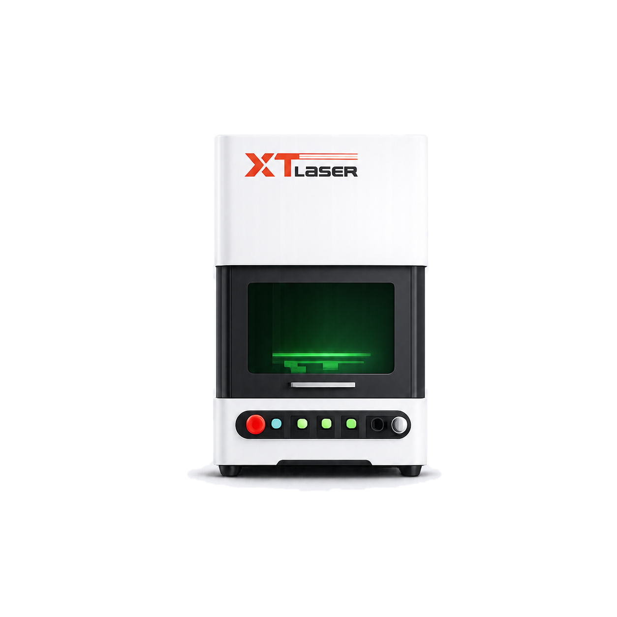 XT Laser H-Serie geschlossener Faserlaser-Markierer｜10000mm/s extrem schnell｜Vollständig geschlossene Blechkonstruktion｜Raycus Laserquelle + Jin Hai Chuang Galvanometer