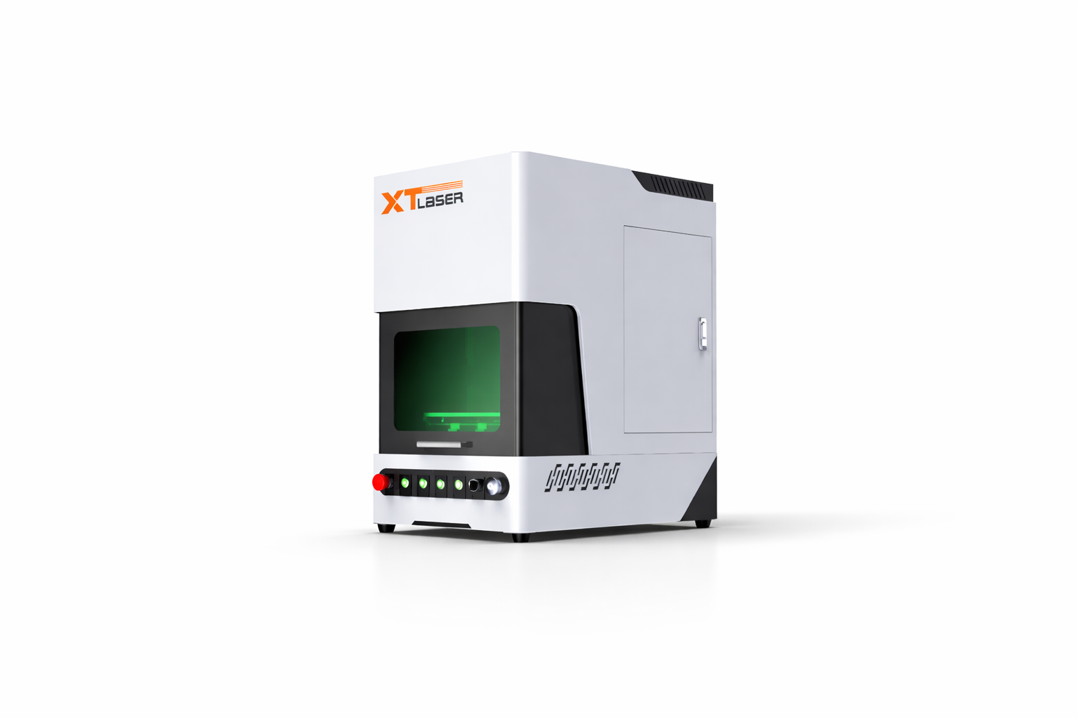 XT Laser H-Serie geschlossener Faserlaser-Markierer｜10000mm/s extrem schnell｜Vollständig geschlossene Blechkonstruktion｜Raycus Laserquelle + Jin Hai Chuang Galvanometer