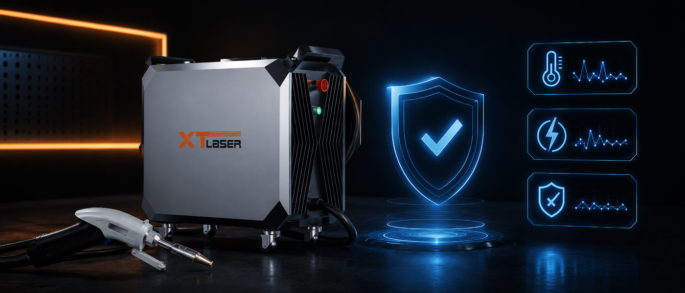 XTlaser welding feature scene