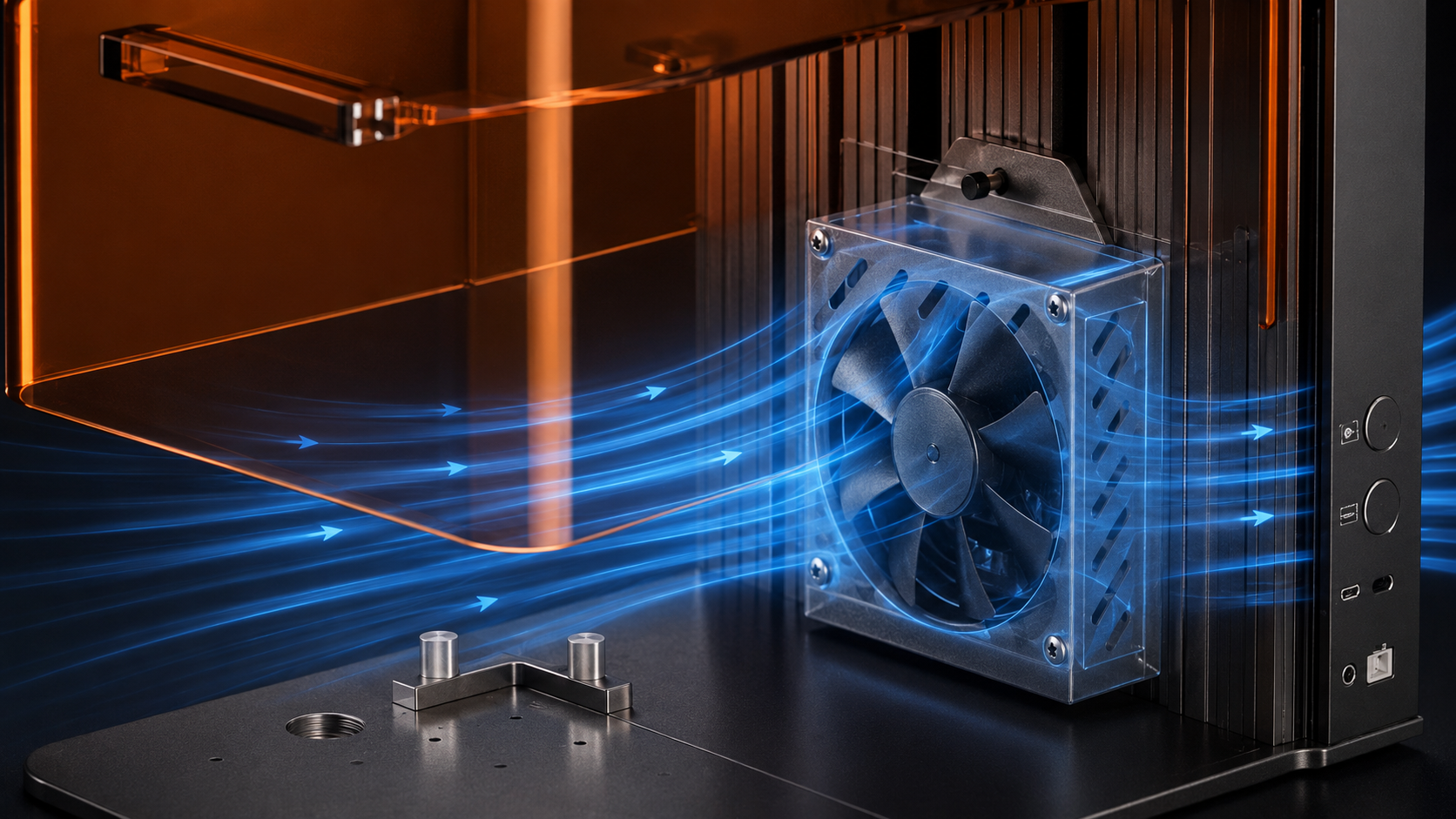 Integrated Cooling Fan