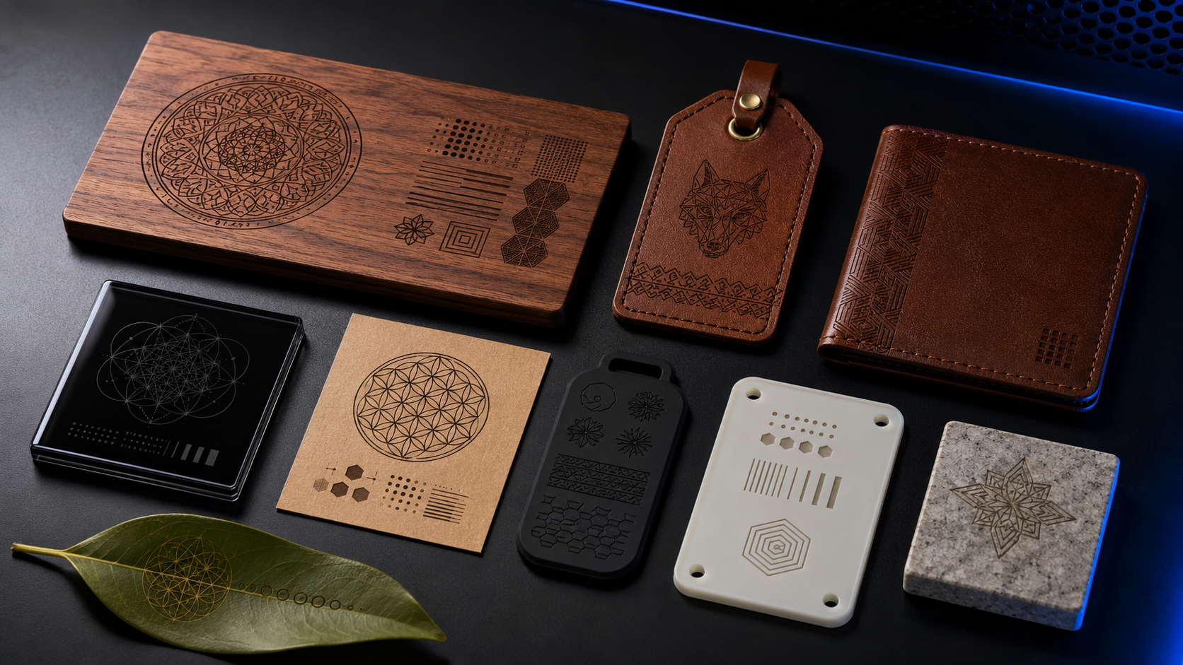 Engraving and cutting for non-metal materials.